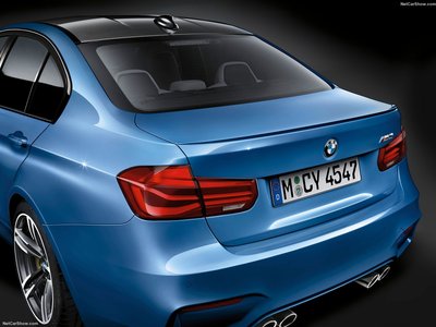 BMW M3 Sedan 2016 Poster with Hanger
