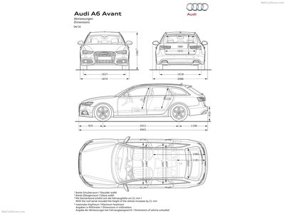 Audi A6 Avant 2017 Mouse Pad 1275783