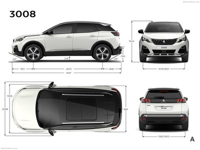 Peugeot 3008 2017 stickers 1276124