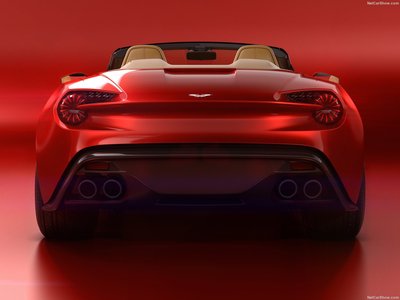 Aston Martin Vanquish Zagato Volante 2017 Poster with Hanger