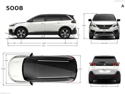 Peugeot 5008 2017 tote bag