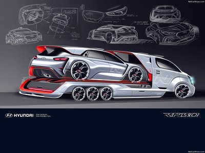 Hyundai RN30 Concept 2016 Poster with Hanger