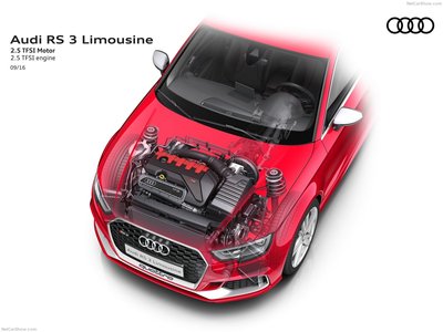 Audi RS3 Sedan 2017 canvas poster