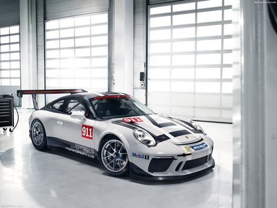 Porsche 911 GT3 Cup 2017 metal framed poster