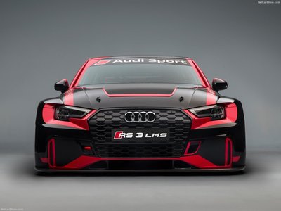 Audi RS3 LMS Racecar 2017 Poster with Hanger