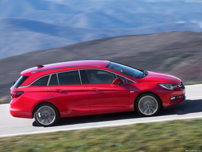Opel Astra Sports Tourer 2016 Poster with Hanger