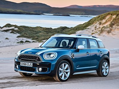 Mini Countryman 2017 wooden framed poster