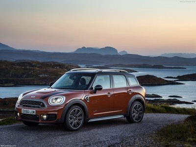 Mini Countryman 2017 wooden framed poster