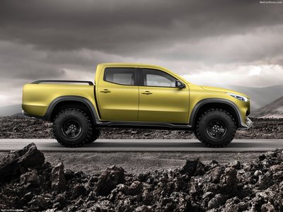 Mercedes-Benz X-Class Pickup Concept 2016 Poster with Hanger