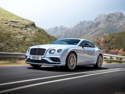 Bentley Continental GT V8 S 2016 Poster with Hanger