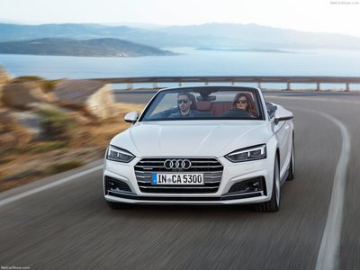Audi A5 Cabriolet 2017 Poster with Hanger