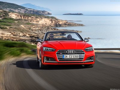 Audi S5 Cabriolet 2017 Poster with Hanger