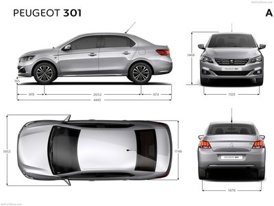 Peugeot 301 2017 calendar