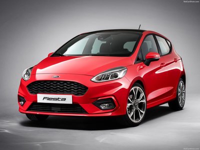 Ford Fiesta 2017 canvas poster