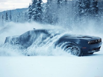 Dodge Challenger GT AWD 2017 canvas poster