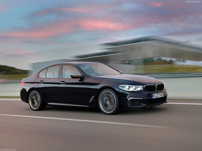 BMW M550i xDrive 2018 Poster with Hanger