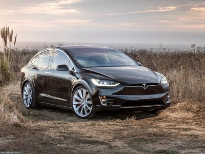 Tesla Model X 2017 tote bag