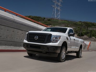 Nissan Titan 2017 Poster with Hanger