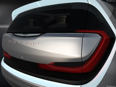 Chrysler Portal Concept 2017 metal framed poster