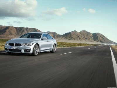 BMW 4-Series Gran Coupe 2018 Poster with Hanger