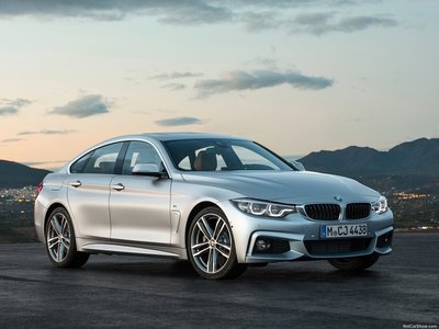 BMW 4-Series Gran Coupe 2018 metal framed poster