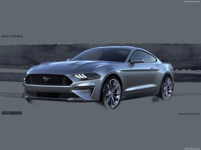 Ford Mustang GT 2018 Mouse Pad 1292693