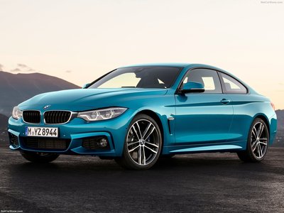 BMW 4-Series Coupe 2018 canvas poster