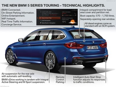 BMW 5-Series Touring 2018 Mouse Pad 1294536