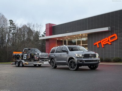 Toyota Sequoia TRD Sport 2018 Poster with Hanger