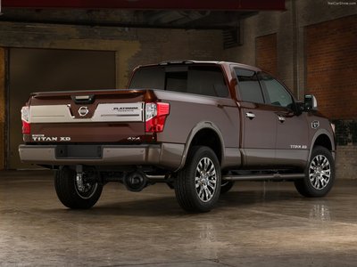 Nissan Titan XD 2016 Poster with Hanger