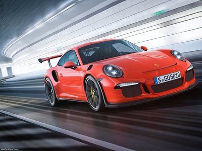 Porsche 911 GT3 RS 2016 Poster with Hanger