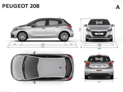 Peugeot 208 2016 stickers 1296692