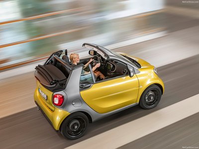 Smart fortwo Cabrio 2016 metal framed poster