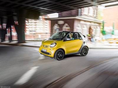 Smart fortwo Cabrio 2016 Poster with Hanger