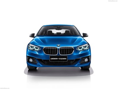 BMW 1-Series Sedan 2017 wooden framed poster