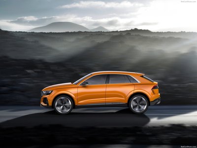 Audi Q8 Sport Concept 2017 Poster with Hanger