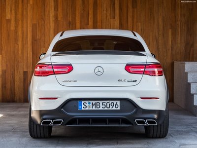 Mercedes-Benz GLC63 S AMG Coupe 2018 metal framed poster