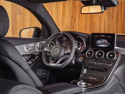 Mercedes-Benz GLC63 S AMG Coupe 2018 wooden framed poster