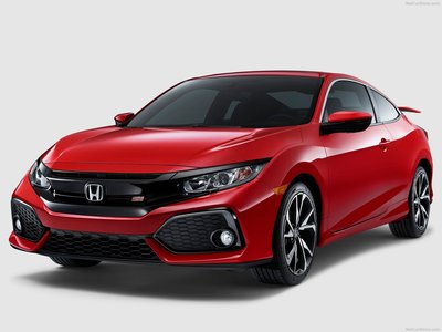 Honda Civic Si Coupe 2017 Poster with Hanger