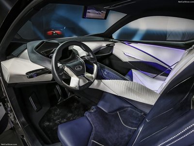 Lexus LF-SA Concept 2015 wooden framed poster