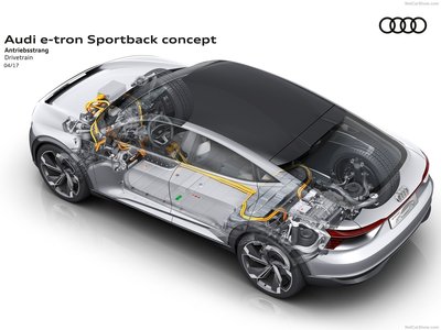Audi e-tron Sportback Concept 2017 tote bag