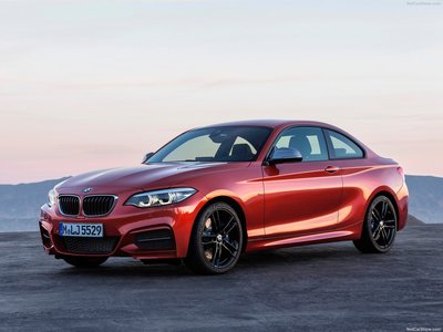 BMW M240i Coupe 2018 canvas poster