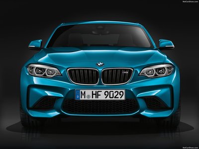 BMW M2 Coupe 2018 metal framed poster