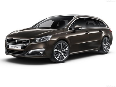 Peugeot 508 SW 2015 Poster with Hanger