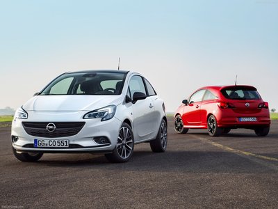 Opel Corsa 2015 Poster with Hanger