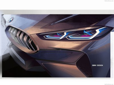 BMW 8-Series Concept 2017 Poster with Hanger