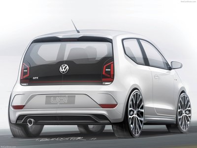 Volkswagen Up GTI Concept 2017 Poster with Hanger