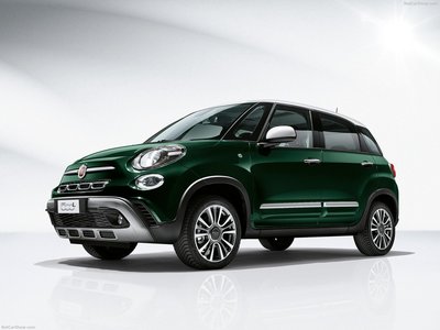 Fiat 500L Cross 2018 Poster with Hanger
