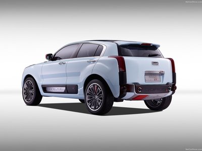 Qoros 2 SUV PHEV Concept 2015 Poster with Hanger