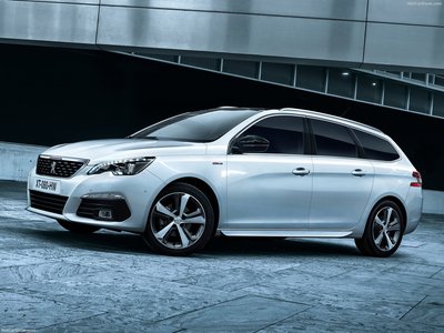 Peugeot 308 SW 2018 Poster with Hanger